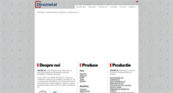 Desktop Screenshot of dinometal.ro