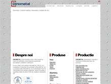 Tablet Screenshot of dinometal.ro